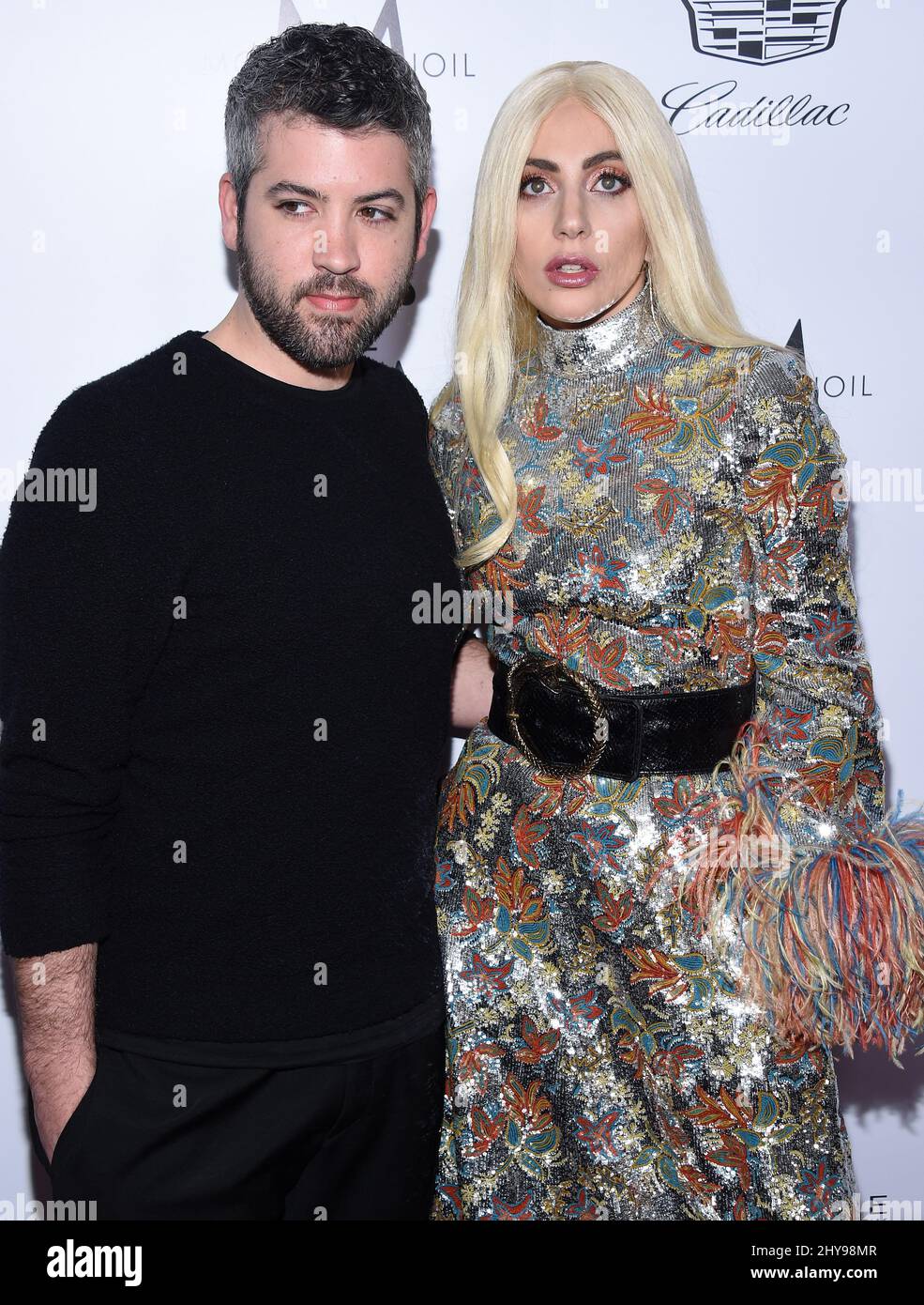 Brandon Maxwell & Lady Gaga attending the Daily Front Rows Fashion LA  Awards held at the Sunset Tower Hotel in Los Angeles USA Stock Photo - Alamy