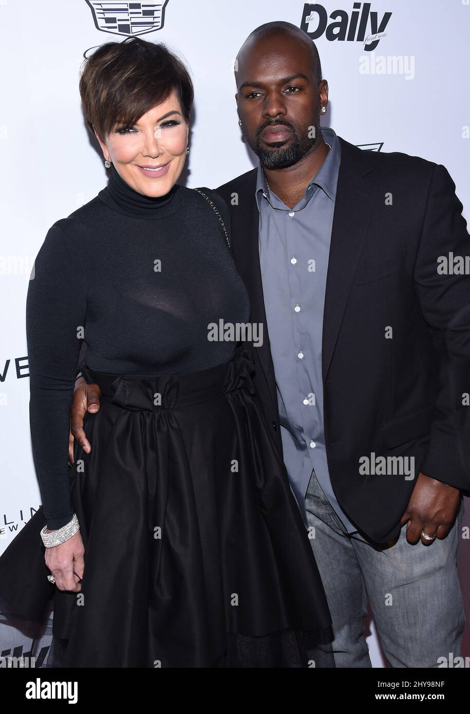 Kris Jenner & Corey Gamble attending the Daily Front Rows Fashion LA