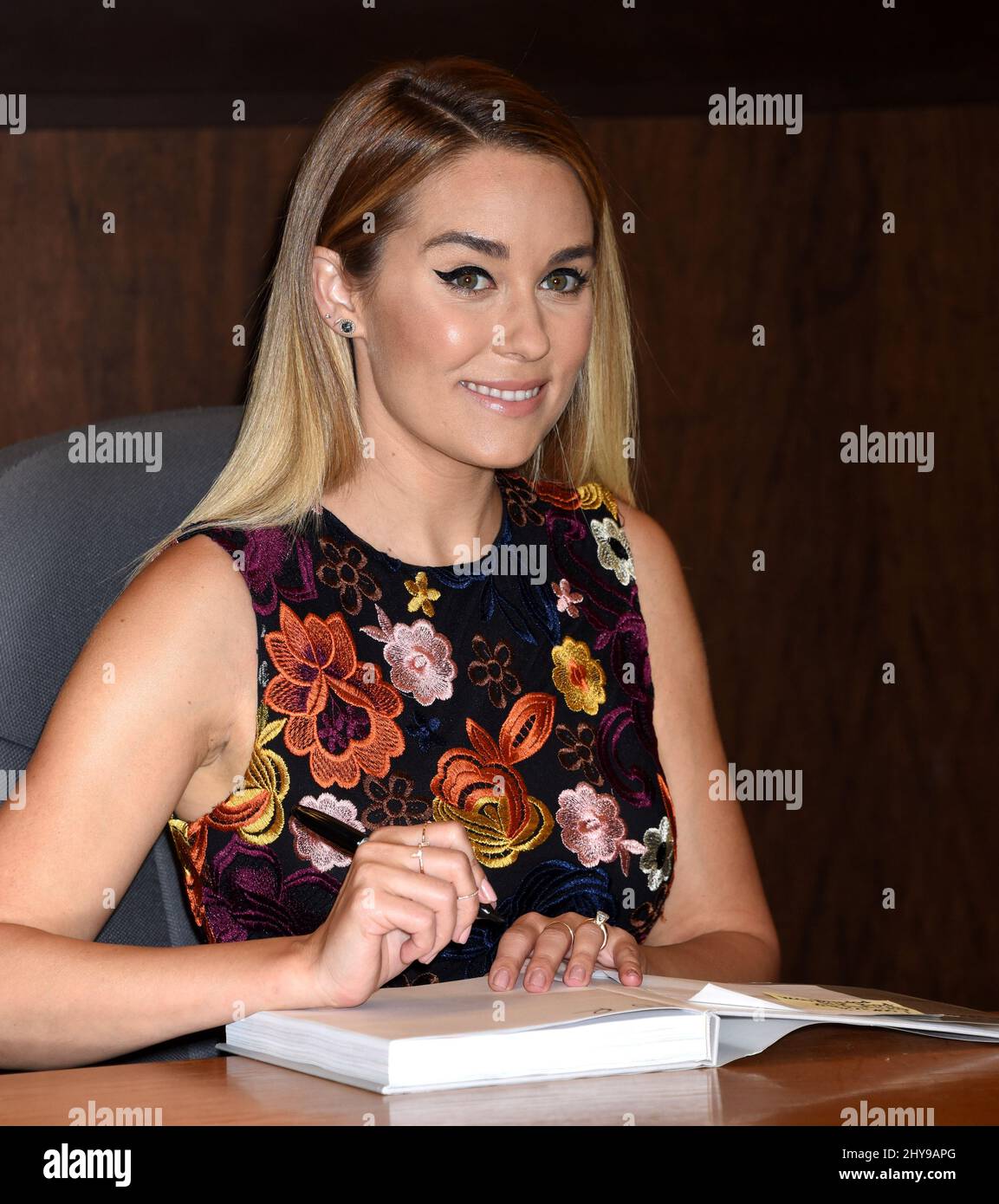 Lauren Conrad signing her book Celebrate held at Barnes and