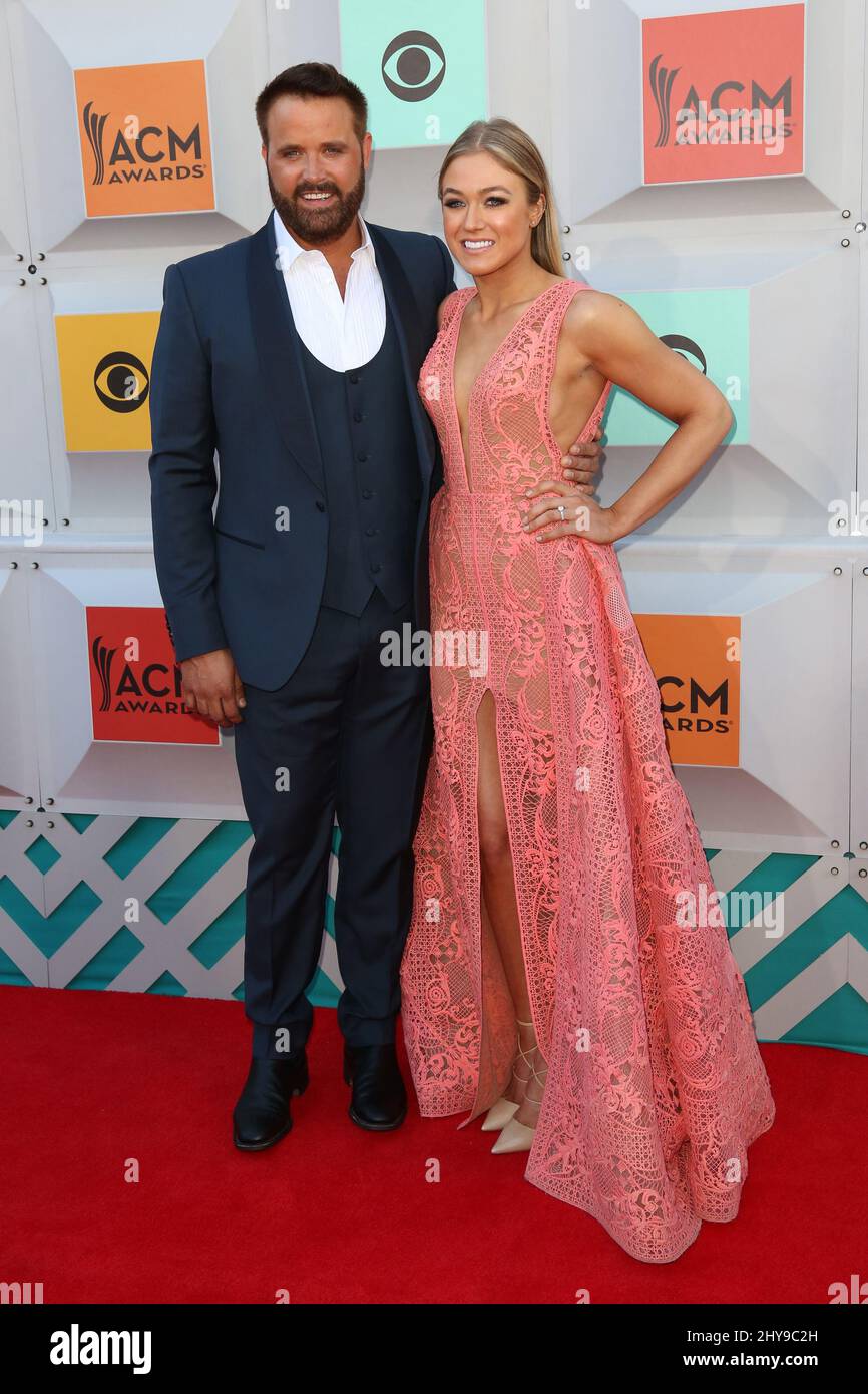 Randy Houser, Tatiana Starzynski attending the 51st Annual Academy of