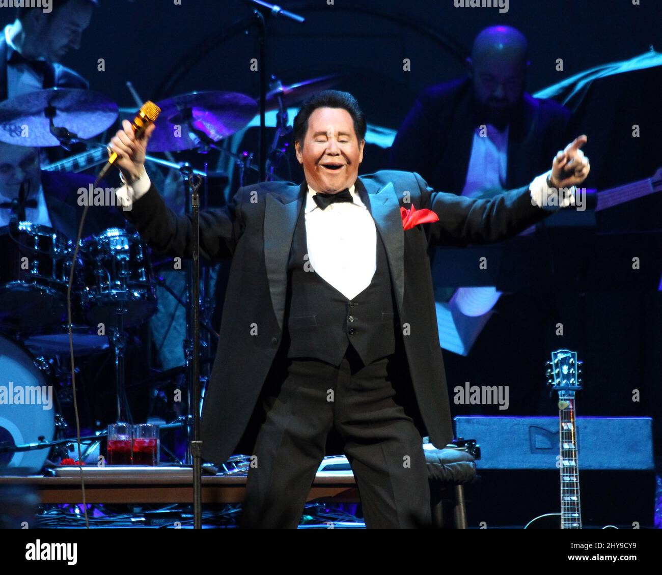 Wayne Newton performs at the TMobile Arena Grand Opening Concert, T