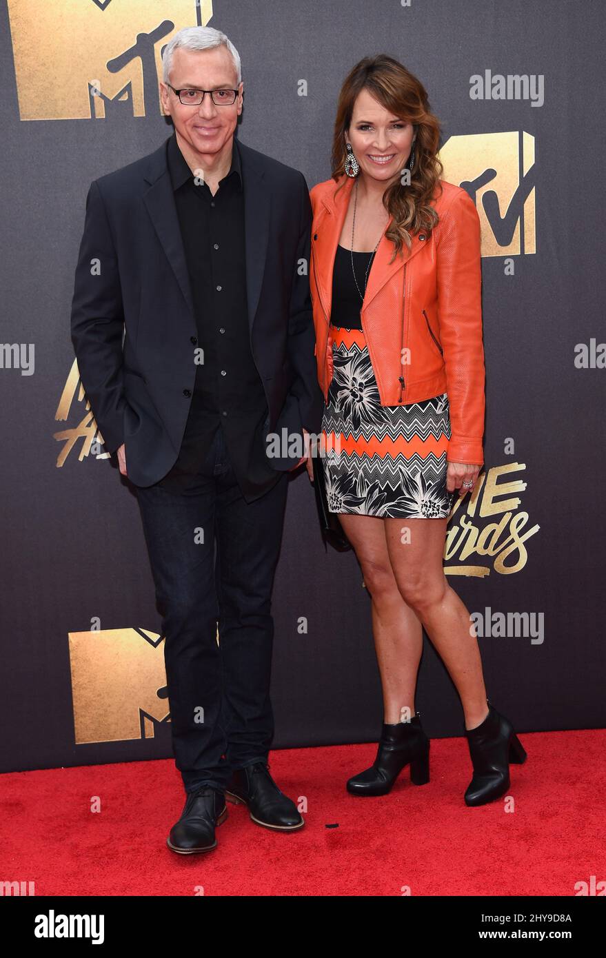 Dr. Drew Pinsky & Susan Pinsky attending the 2016 MTV Movie Awards held