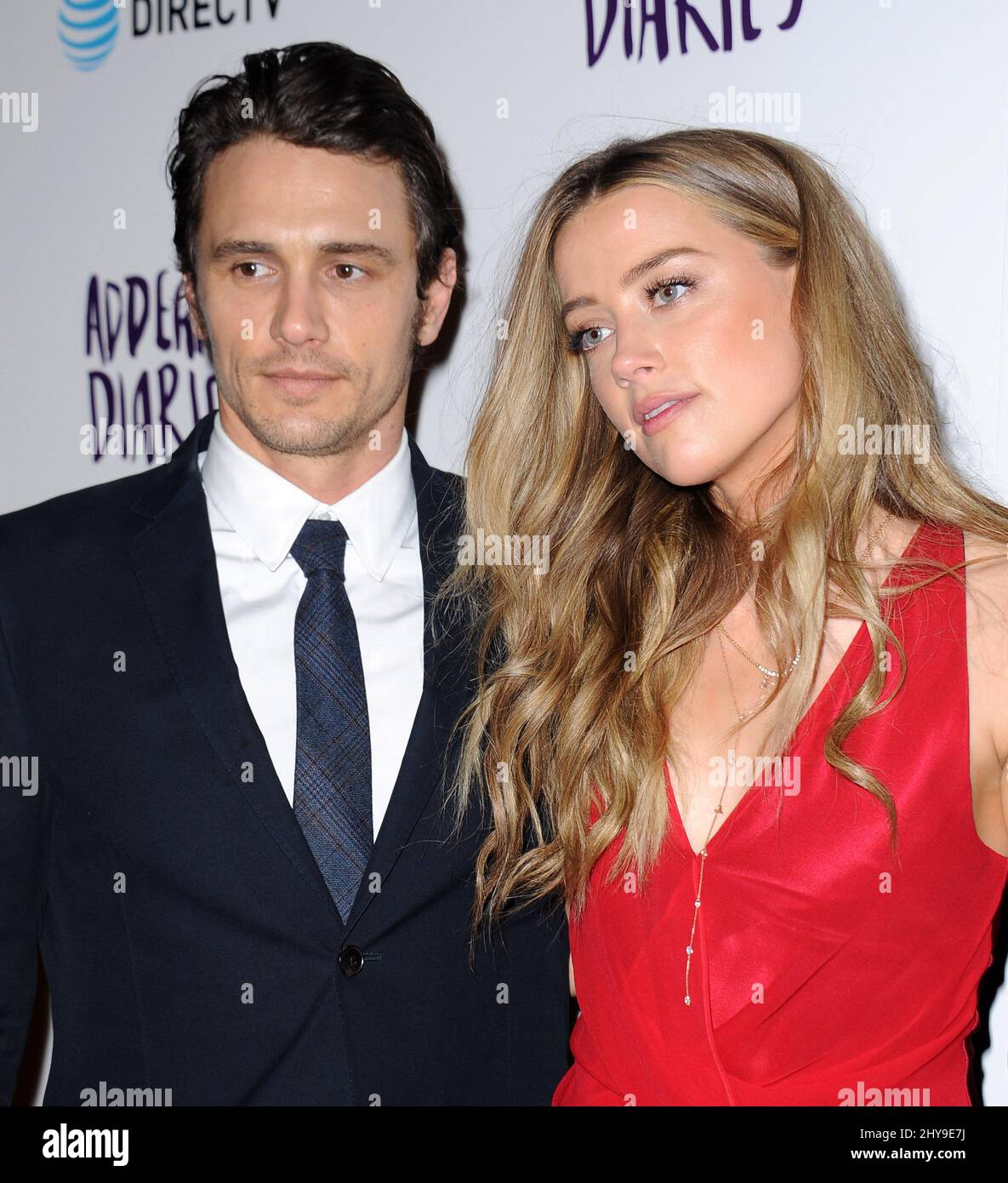 Amber Heard, James Franco attending "The Adderall Diaries" Special