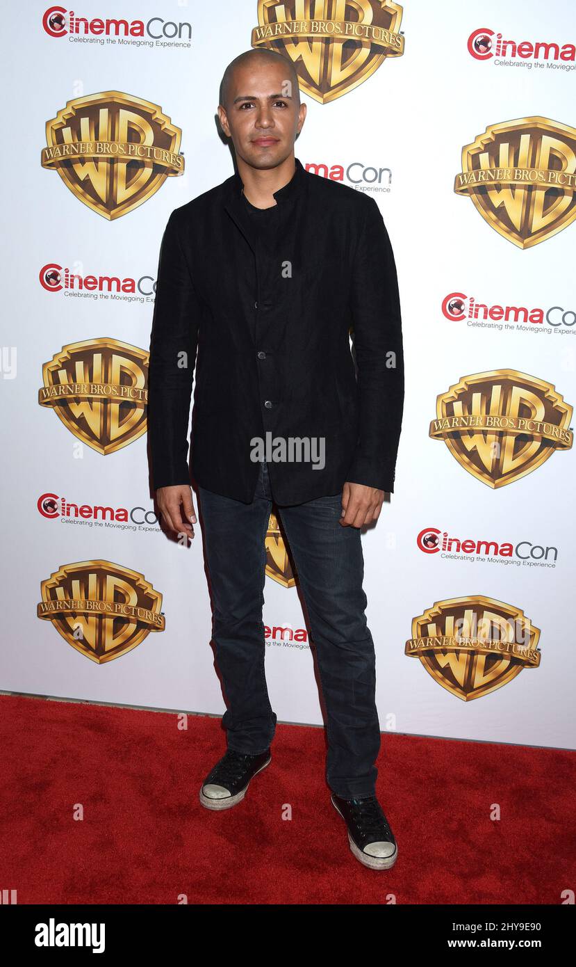 Jay Hernandez attending Warner Bros. Pictures Invites You To 'The Big Picture' an exclusive presentation highlighting the summer of 2016 and beyond held at The Colosseum at Caesars Palace during CinemaCon, the official convention of the National Association of Theatre Owners. Stock Photo