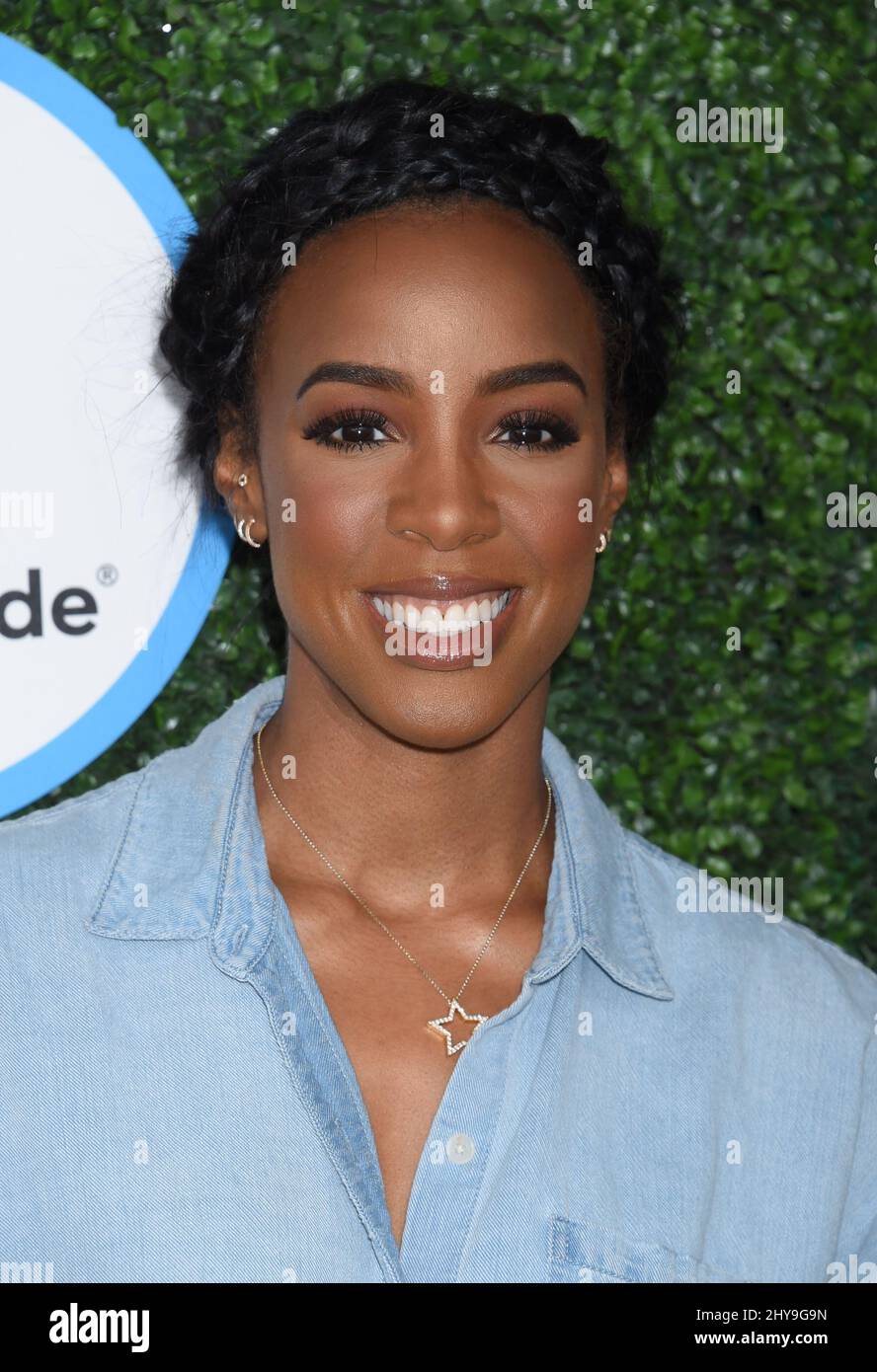 Kelly Rowland attending Safe Kids Day at Smashbox Studios in Culver