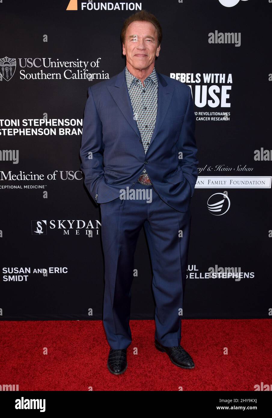 Arnold Schwarzenegger attending the Rebels With A Cause Gala held at