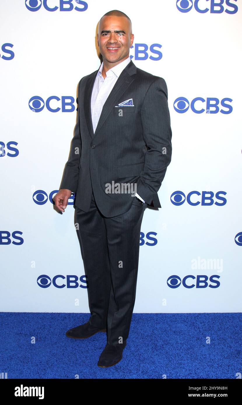 Chris Jackson attending the CBS 2016 Upfront event, held at The Oak Room at the Plaza Hotel in New York. Stock Photo