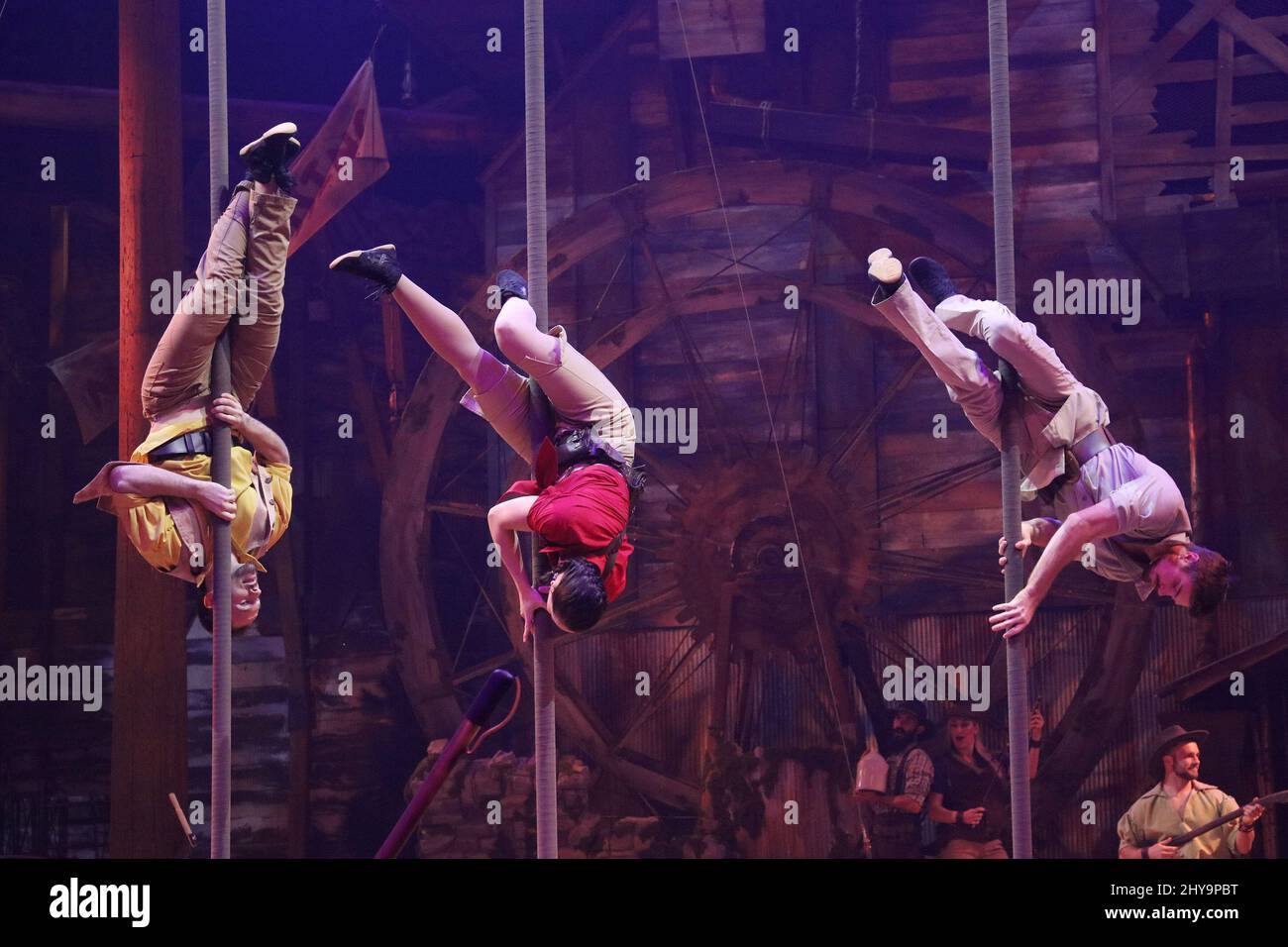 Grand Opening of Dolly Parton's Lumberjack Adventure Stock Photo Alamy