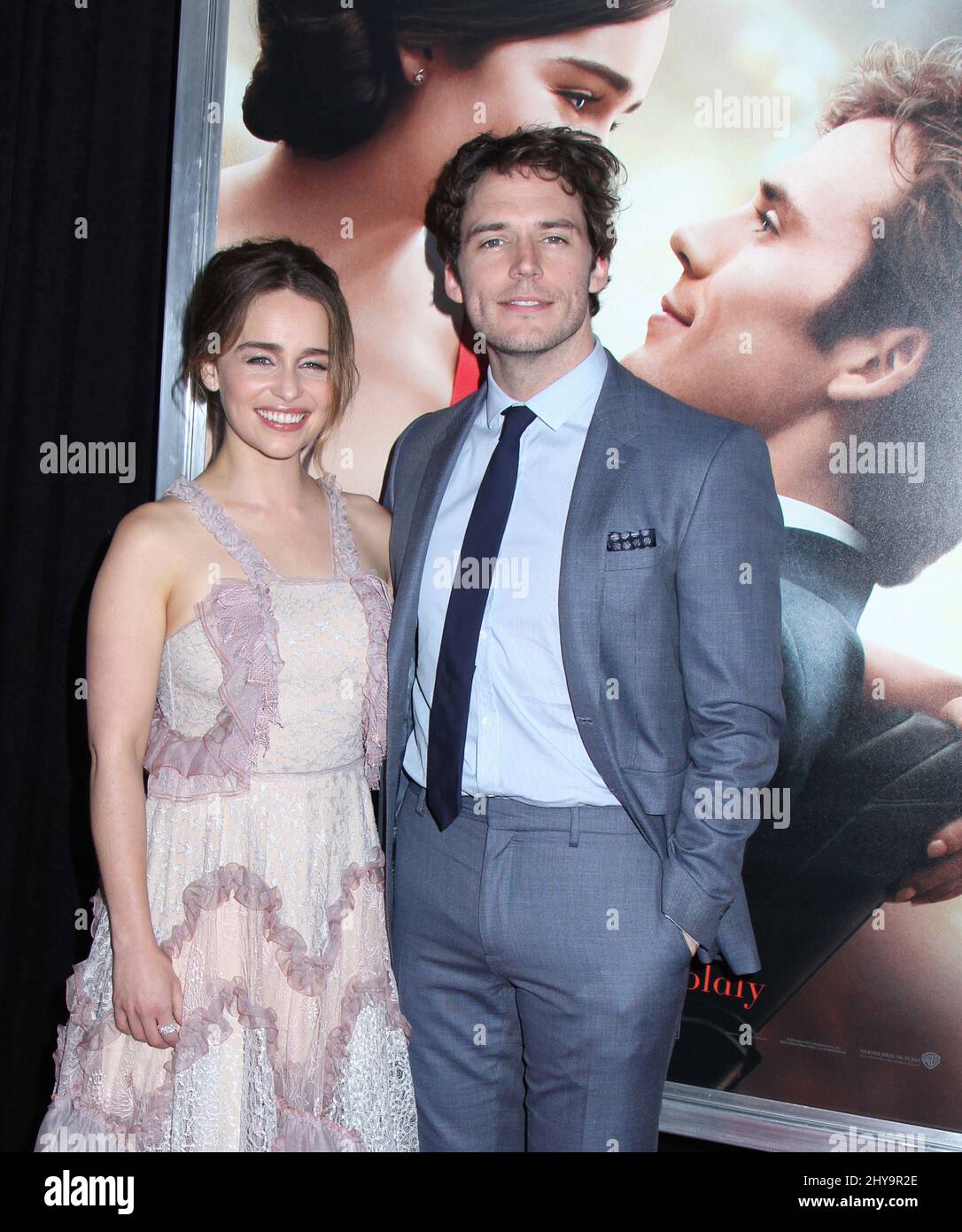 Emilia Clarke and Sam Claflin attending the 'Me Before You' Premiere in