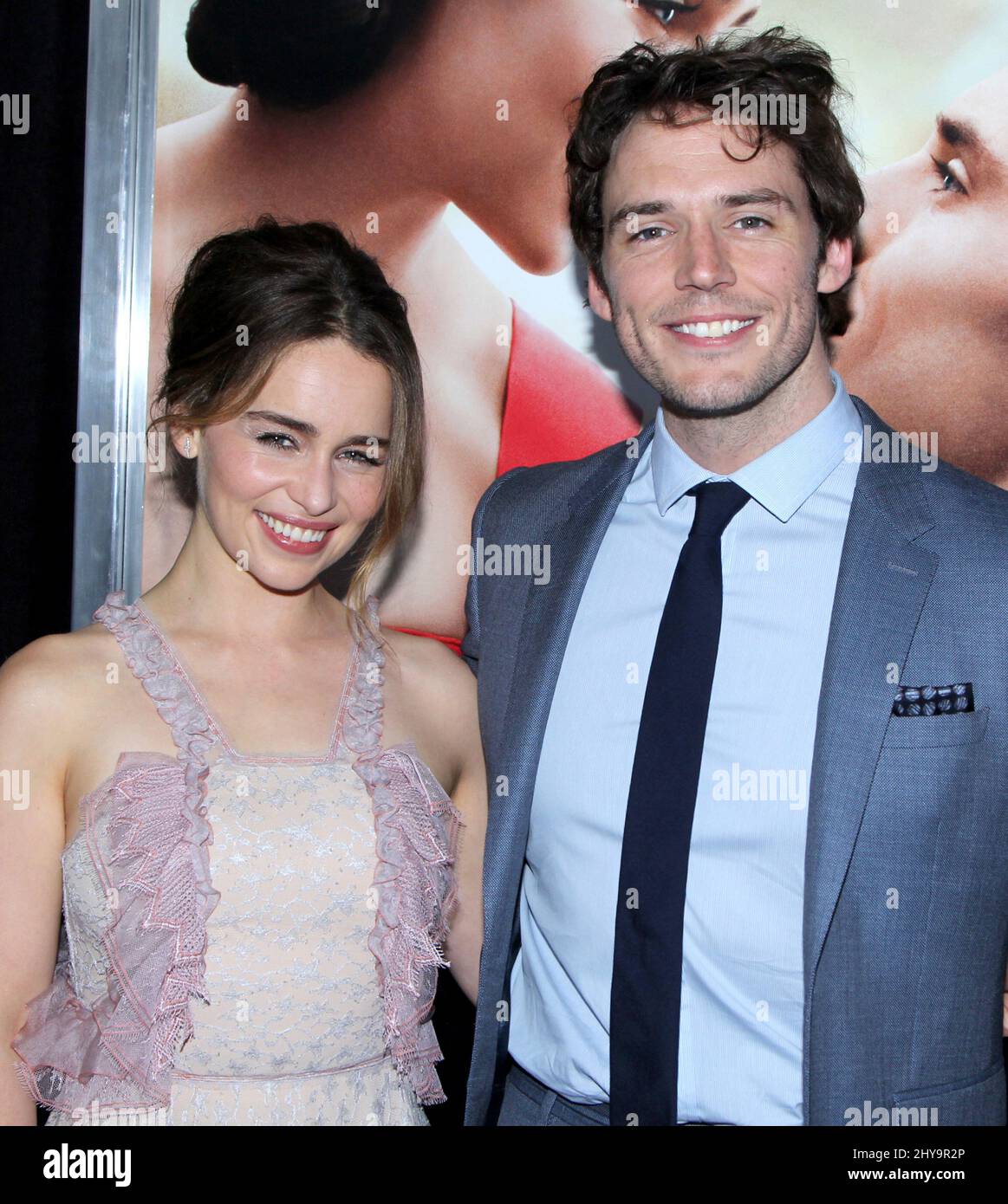 Emilia Clarke and Sam Claflin attending the 'Me Before You' Premiere in