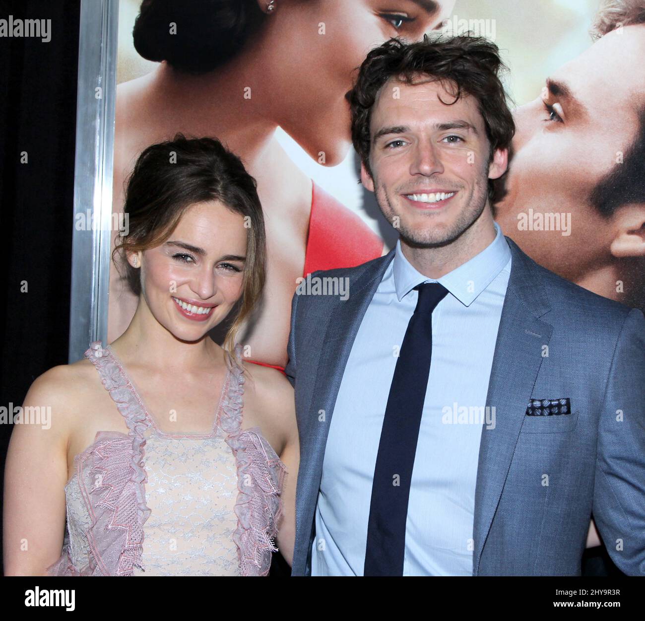 Emilia Clarke and Sam Claflin attending the 'Me Before You' Premiere in