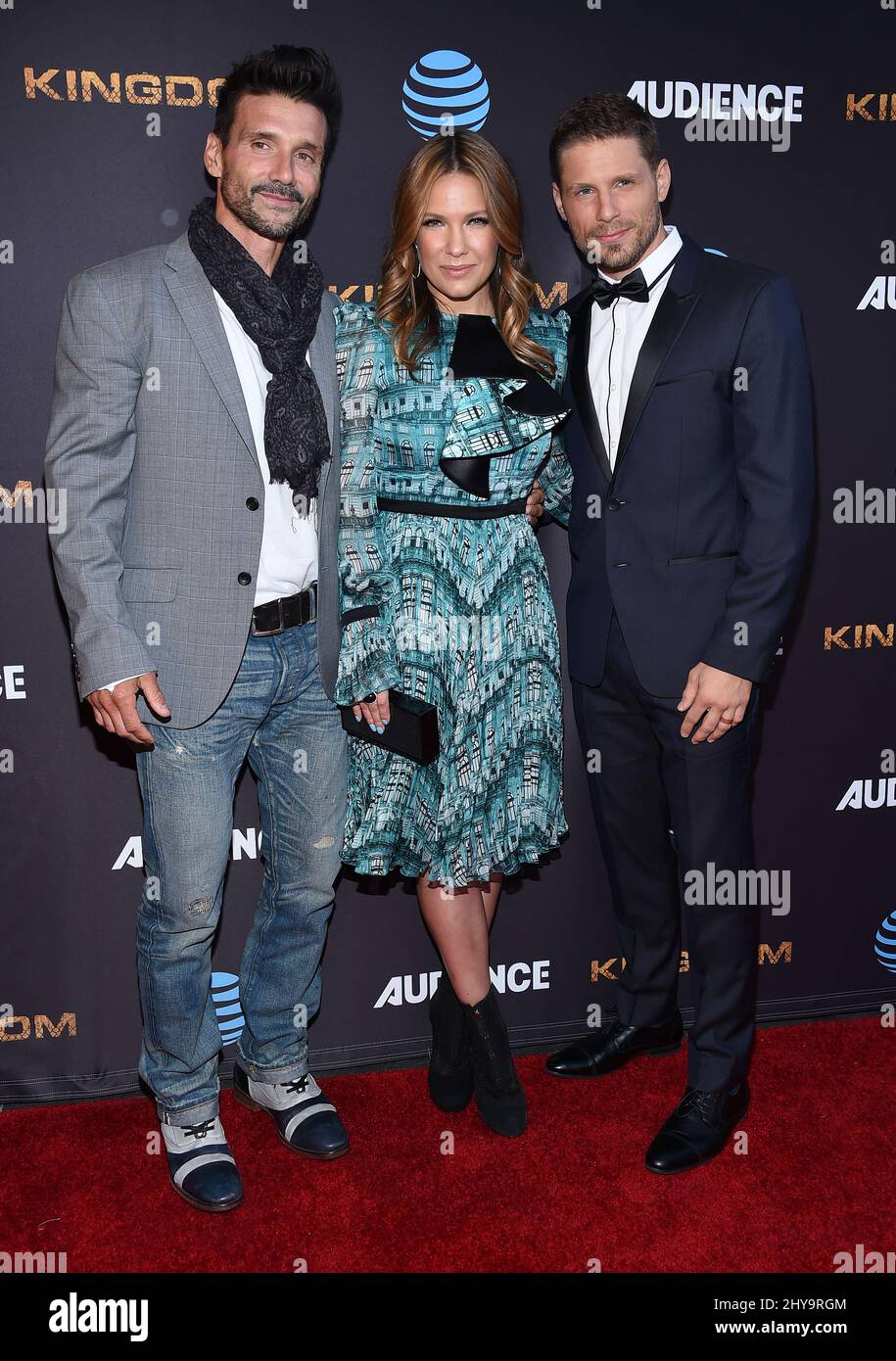 Frank Grillo, Kiele Sanchez & Matt Lauria attends the LA Premiere of