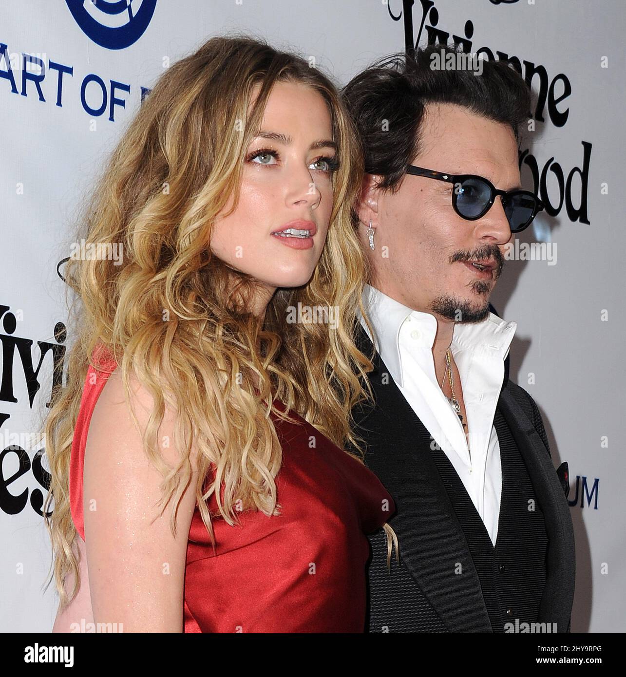 January 9, 2016 Culver City, Ca. Amber Heard, Johnny Depp Art Of