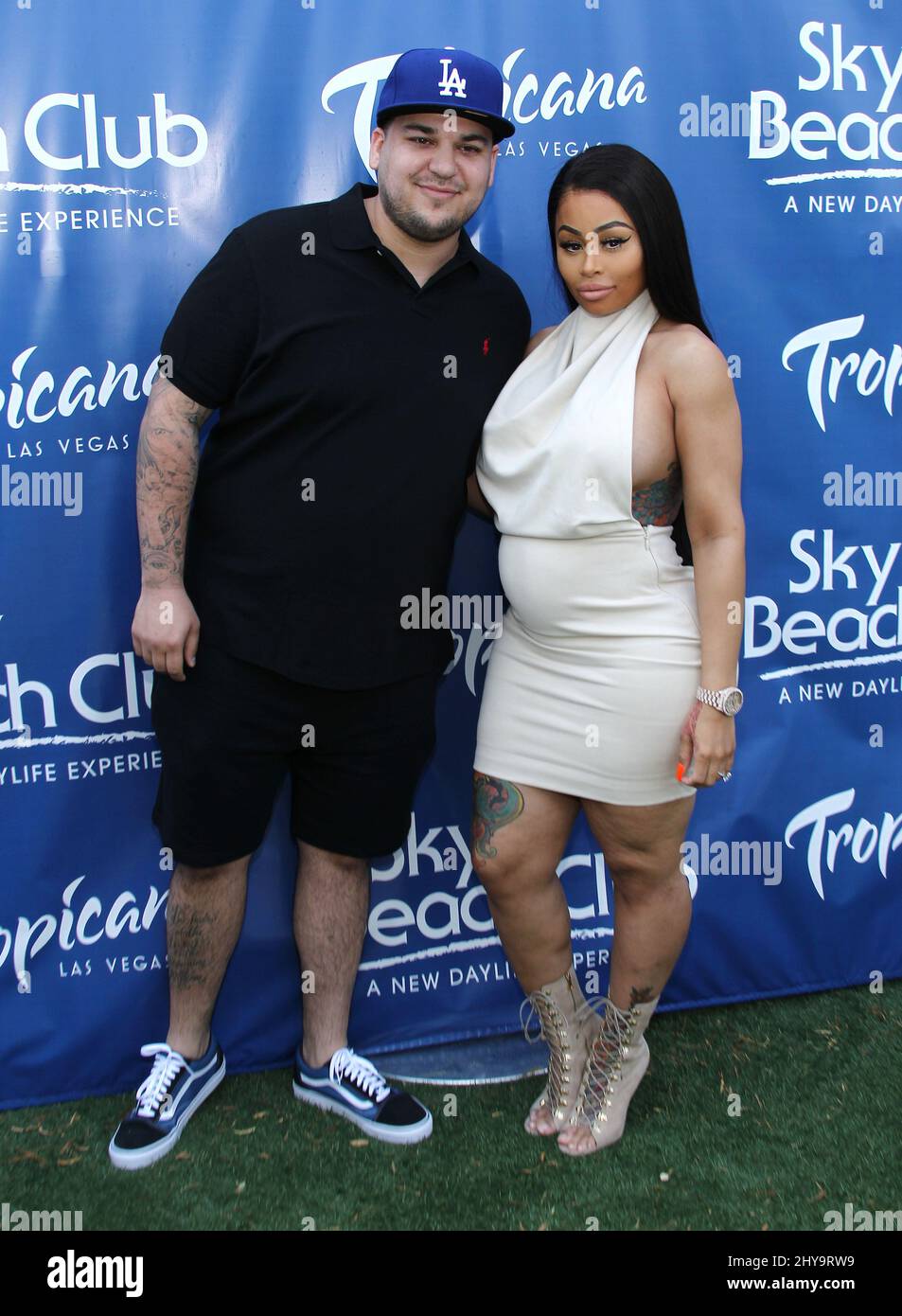 Rob Kardashian, Blac Chyna hosting Memorial Day Weekend at SkyBeach Club,  Tropicana Hotel & Casino, Las Vegas, 28th May 2016 Stock Photo - Alamy