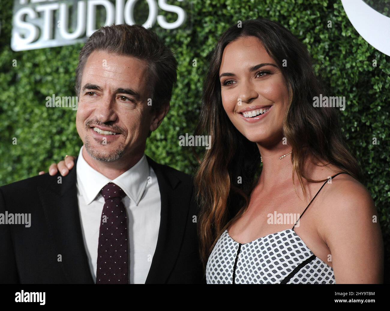 Dermot Mulroney & Odette Annable attending the CBS Summer Soiree held