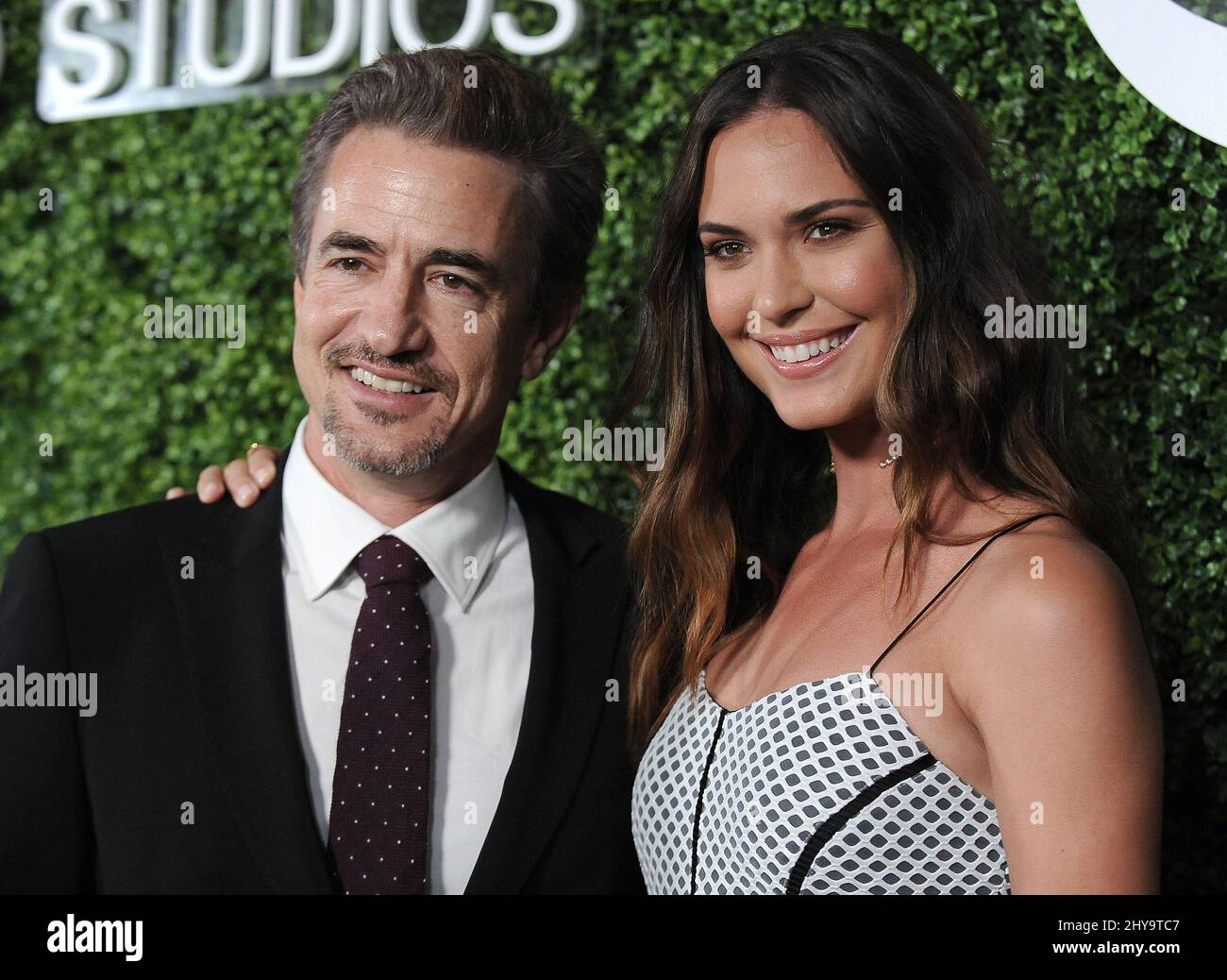 Dermot Mulroney & Odette Annable attending the CBS Summer Soiree held