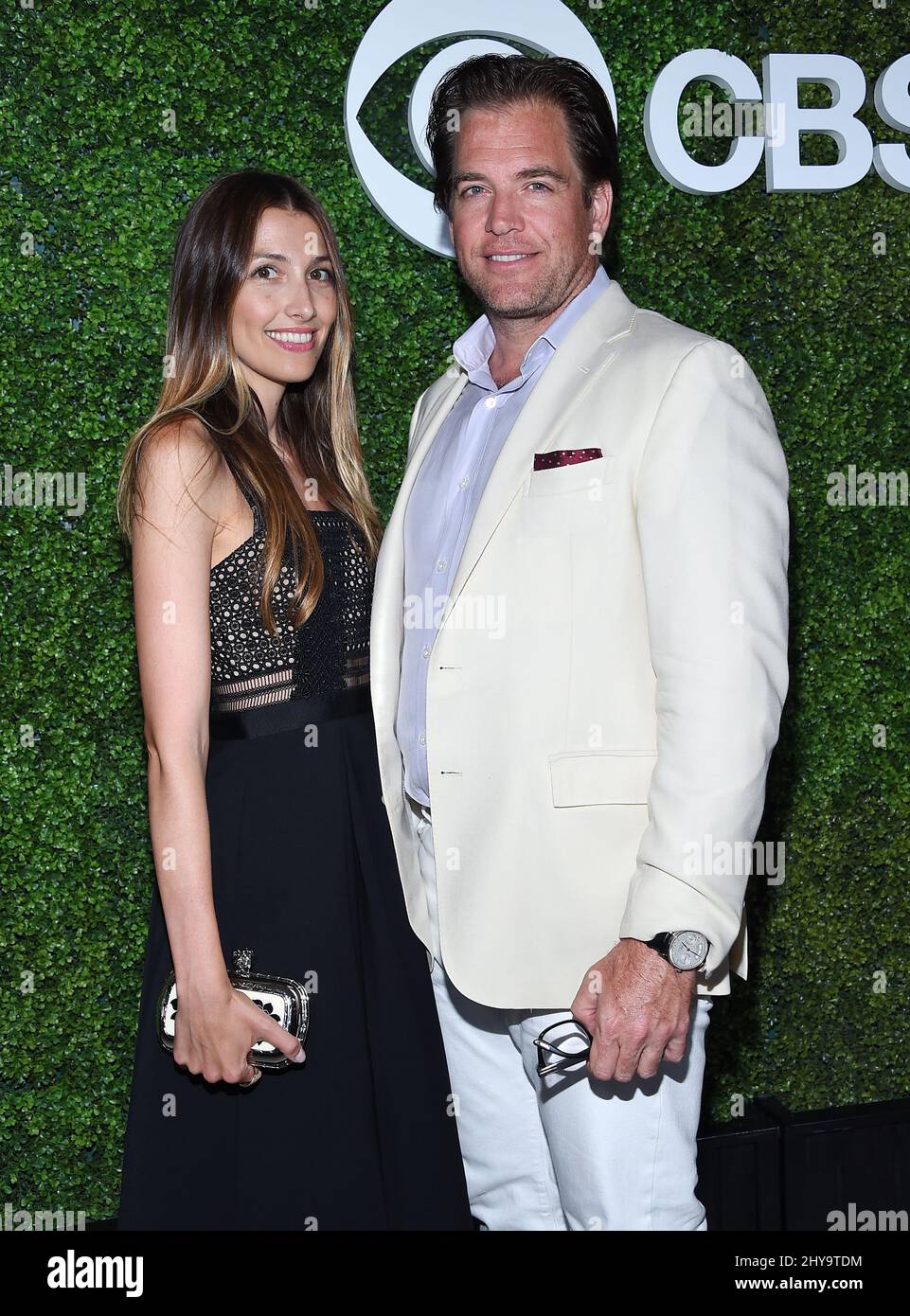 Michael Weatherly & Bojana Jankovic attending the 4th Annual CBS