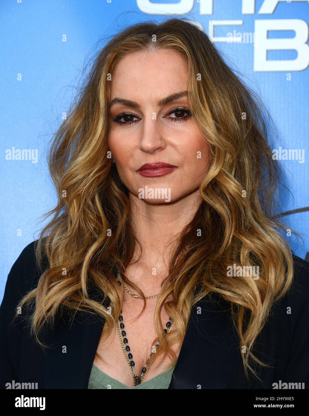 June 9, 2016 North Hollywood, Ca. Drea De Matteo 'Shades Of Blue' Red Carpet Event held at Saban Media Center, Television Academy Stock Photo
