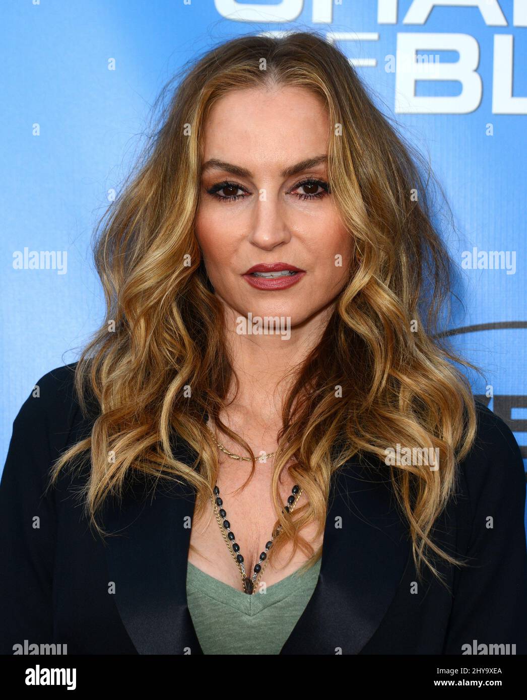 June 9, 2016 North Hollywood, Ca. Drea De Matteo 'Shades Of Blue' Red Carpet Event held at Saban Media Center, Television Academy Stock Photo