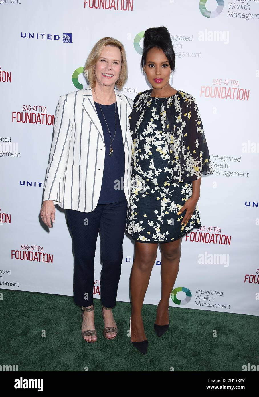 JoBeth Williams and Kerry Washington attending the The SAG-AFTRA