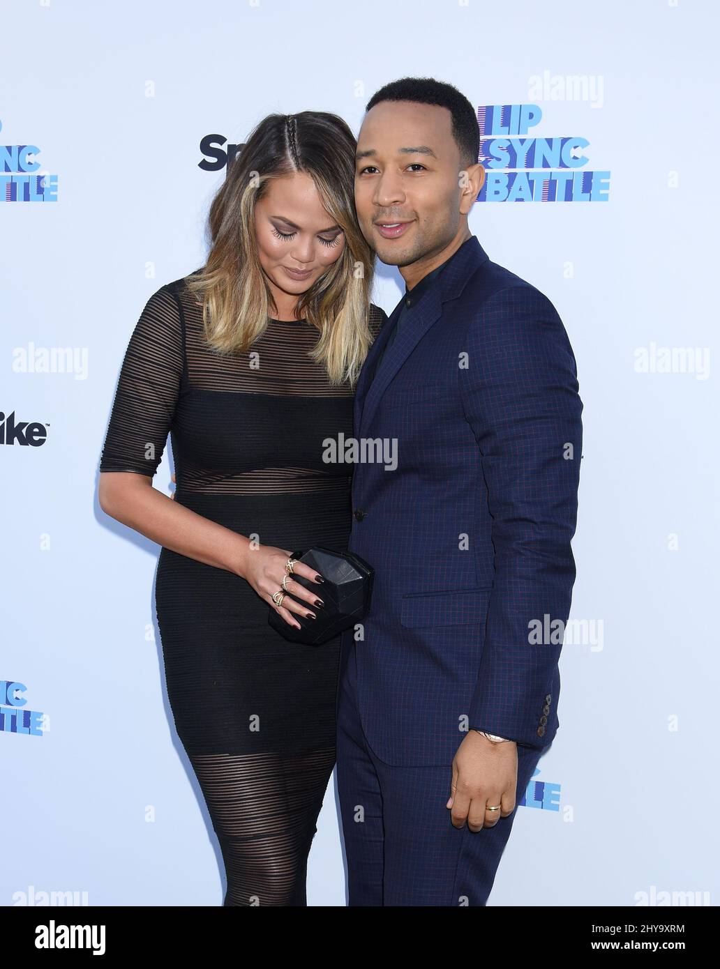 Chrissy Teigen and John Legend attending Spike's 'Lip Sync Battle' FYC