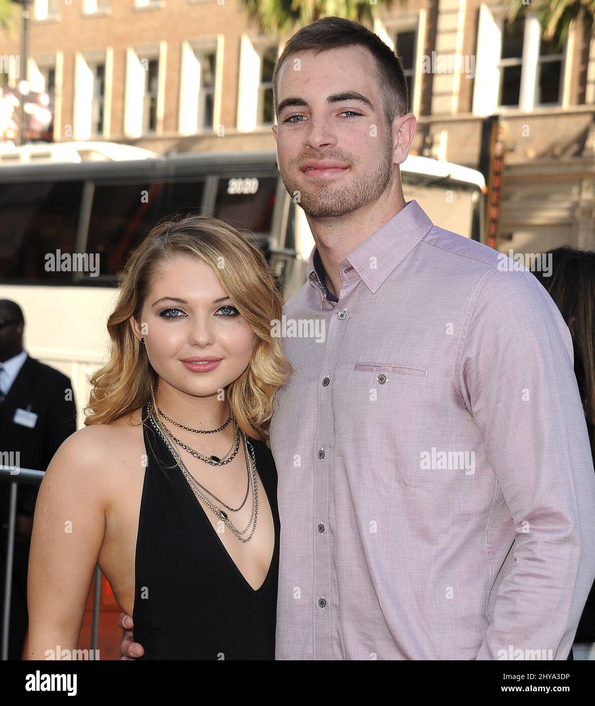 Sammi Hanratty, Lucas Watson attending the Los Angeles premiere of