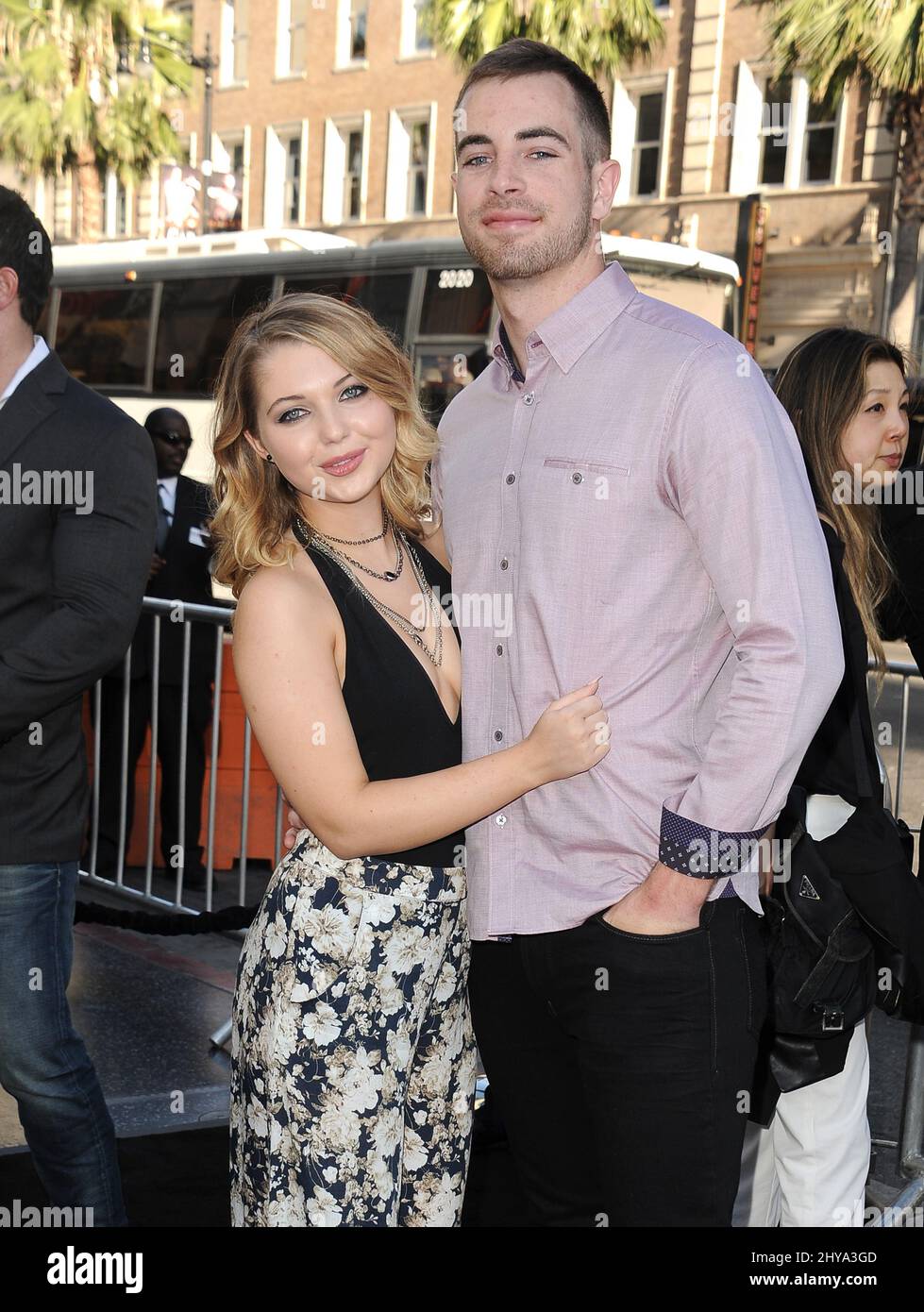 Sammi Hanratty, Lucas Watson attending the Los Angeles premiere of