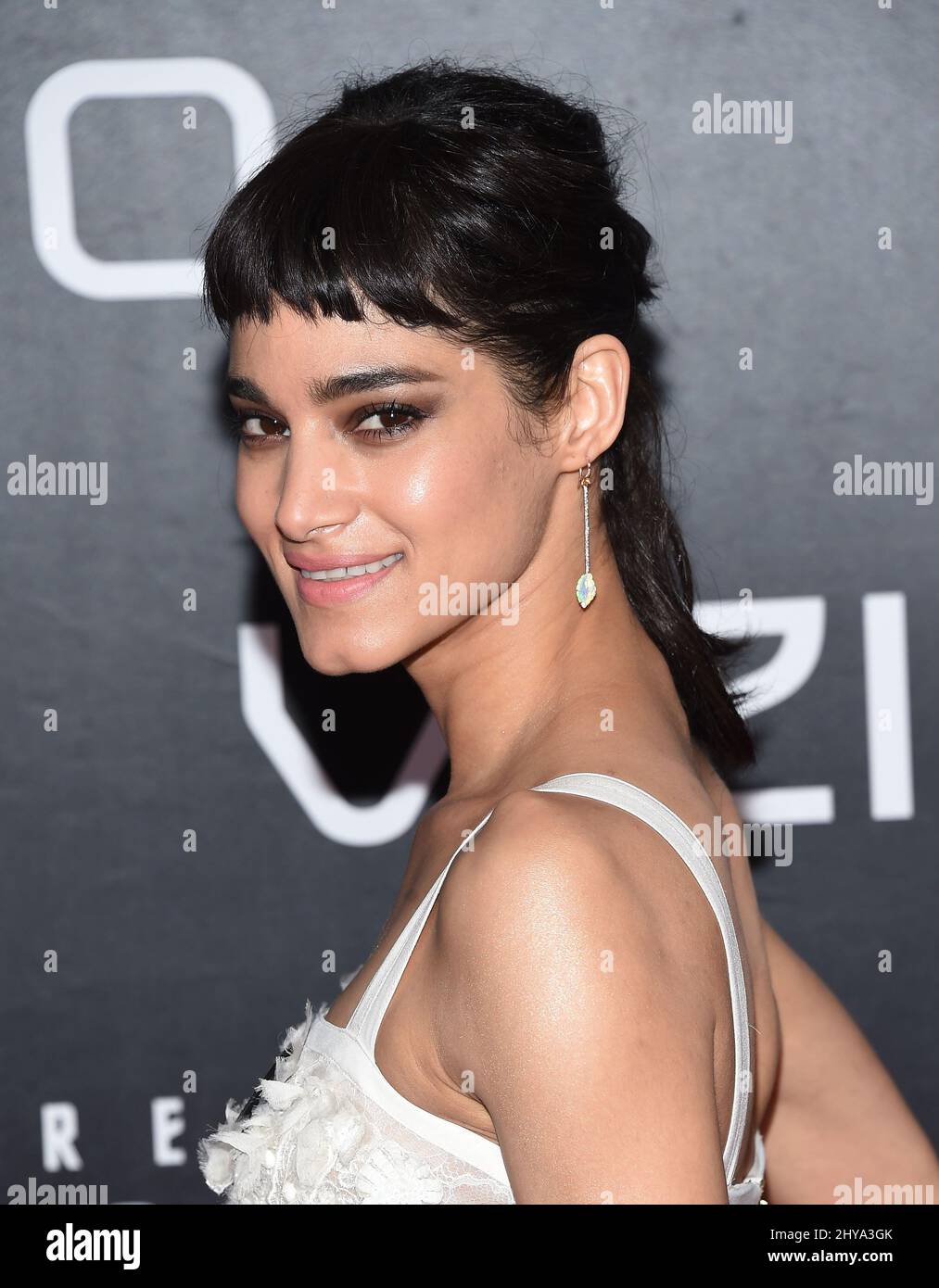 Sofia Boutella attending the world premiere of 'Star Trek Beyond' in San Diego. Stock Photo