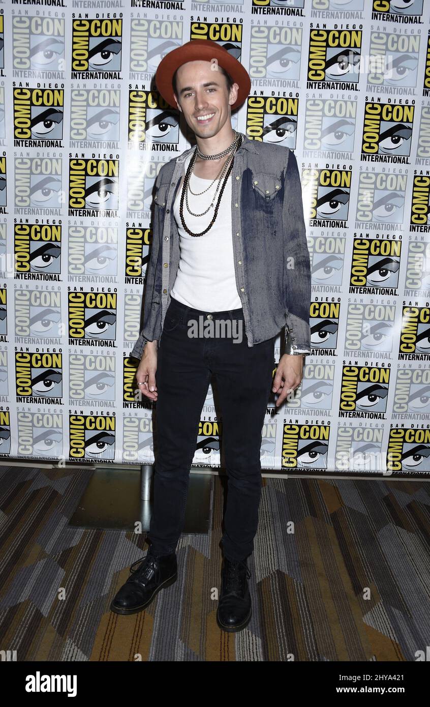 Reeve Carney of Fox's 'The Rocky Horror Picture Show' attending Comic-Con 2016 in San Diego. Stock Photo