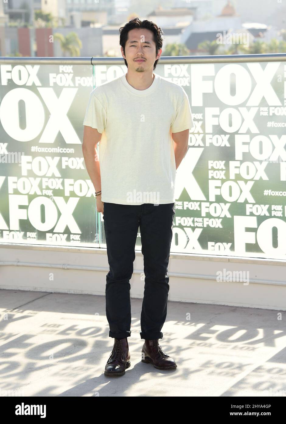 Steven Yeun of 'The Walking Dead' attending Comic-Con 2016 in San Diego Stock Photo