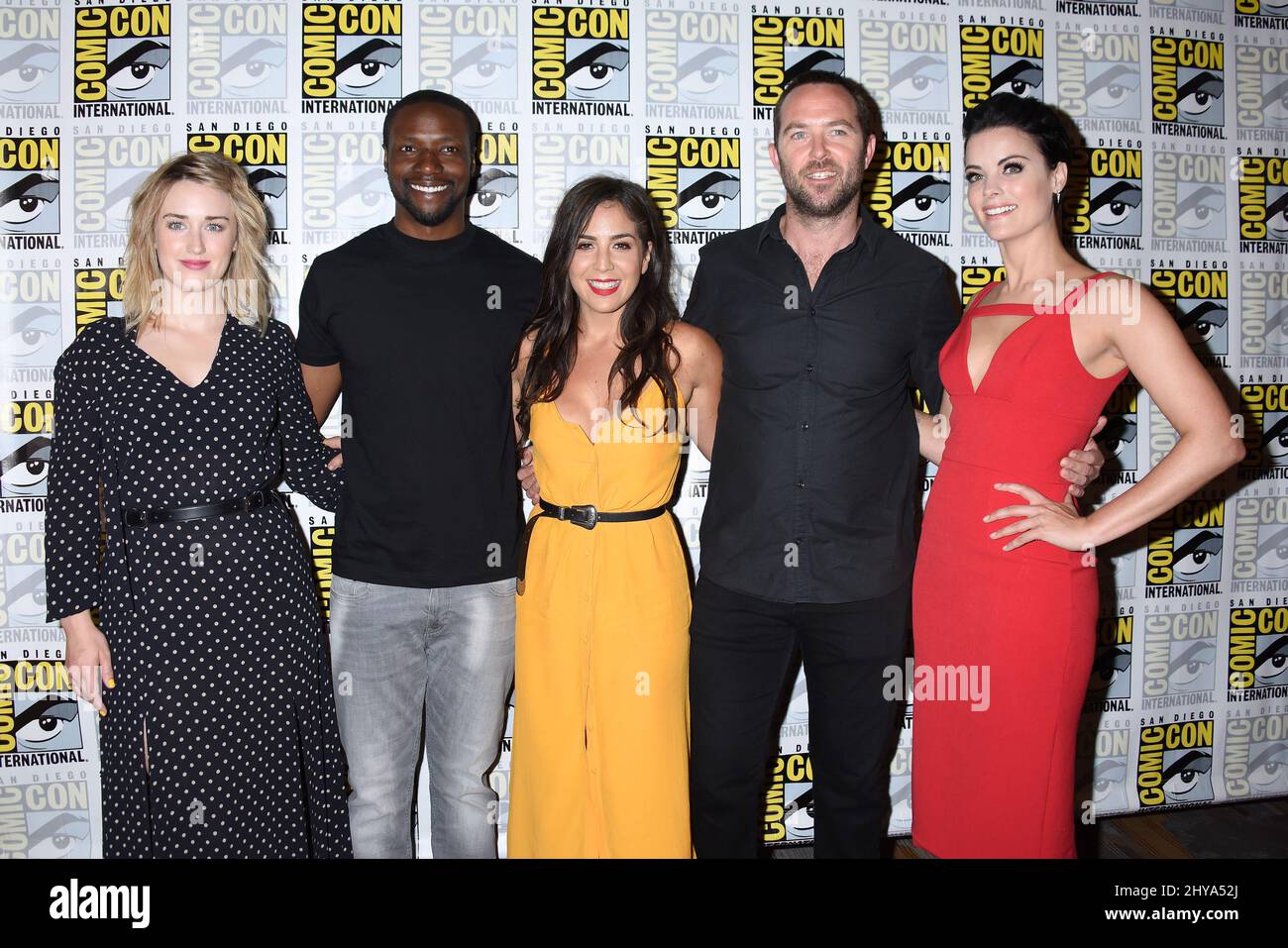 Ashley Johnson attends the Blindspot press line during Comic-Con