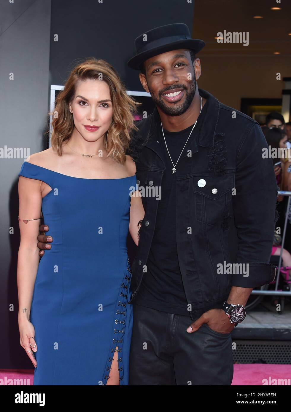 Allison Holker and Stephen 'tWitch' Boss attending the Bad Moms ...