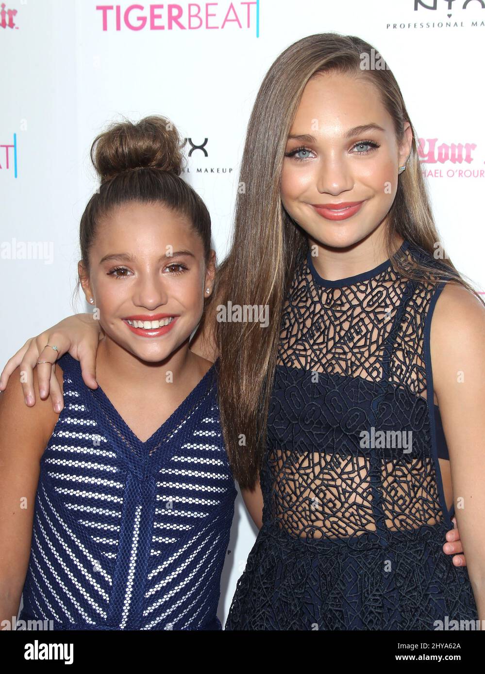 Mackenzie Ziegler And Maddie Ziegler Attending Tigerbeats Teen Choice