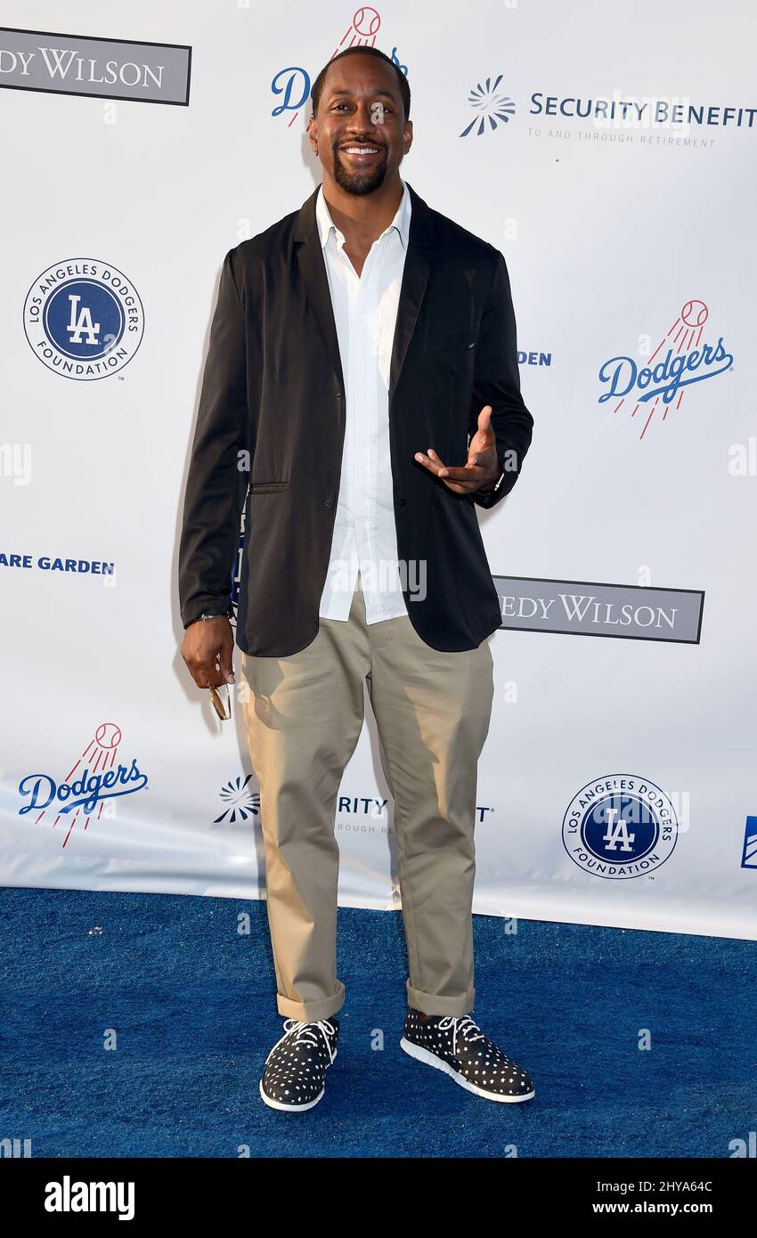 Jaleel White attending the Los Angeles Dodgers Foundation Blue Diamond Gala held at a Dodger Stadium. Stock Photo