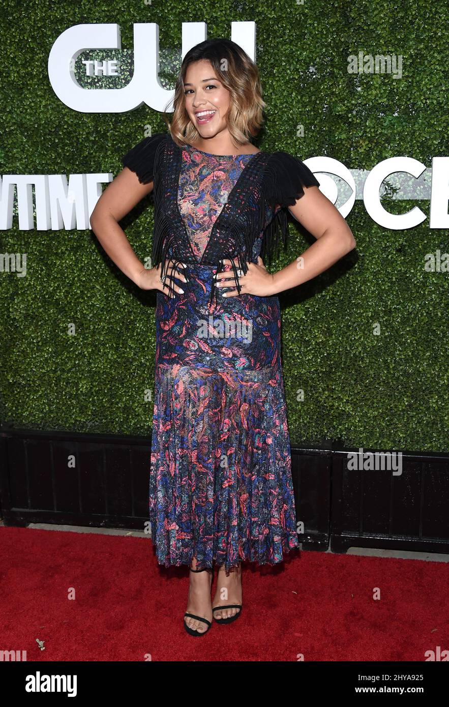 Gina Rodriguez arrives at the Summer TCA CBS, CW, Showtime Party at