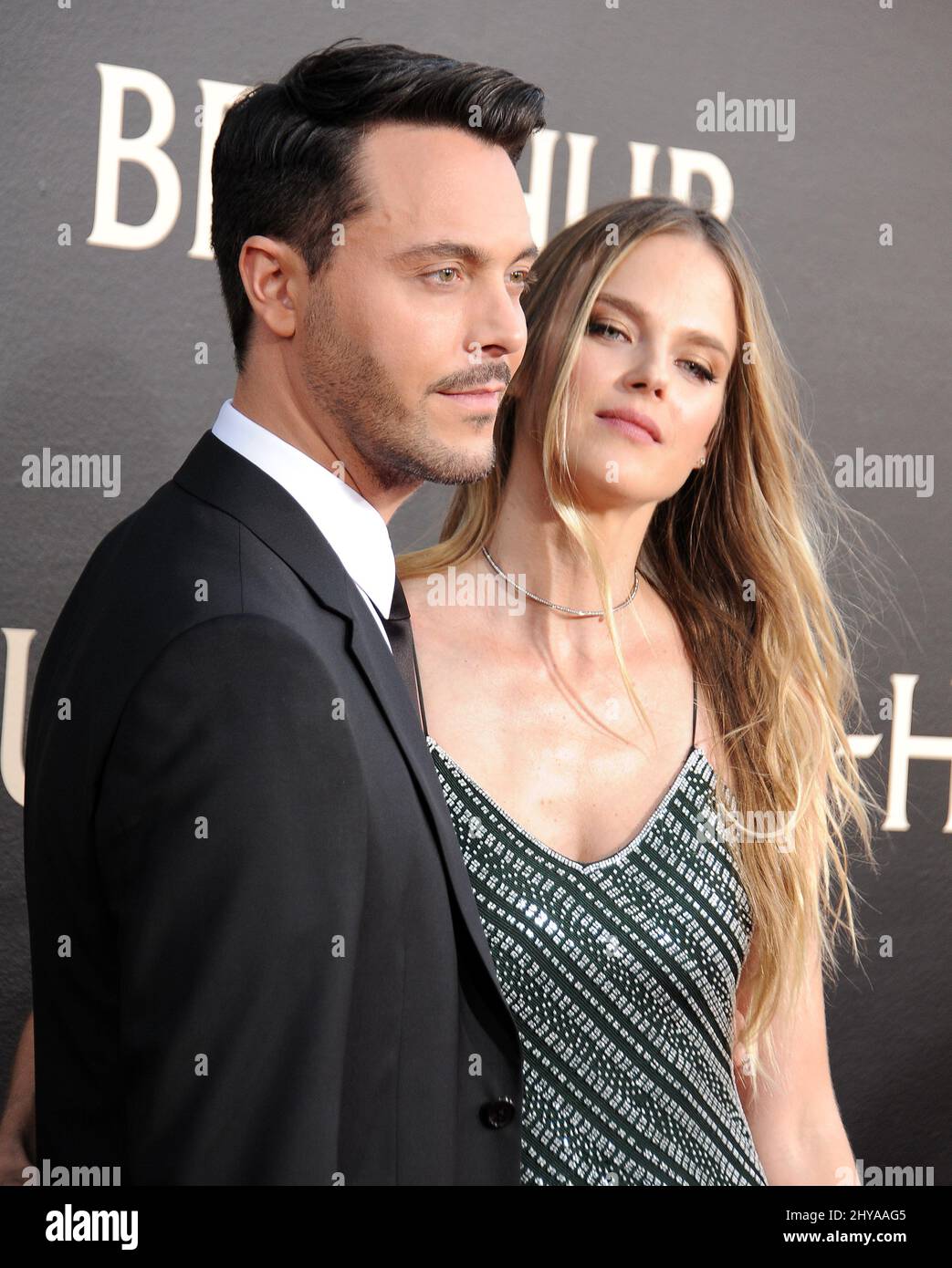 Jack Huston, Shannan Click attends the 'Ben-Hur' Los Angeles Premiere held at TCL Chinese Stock Photo