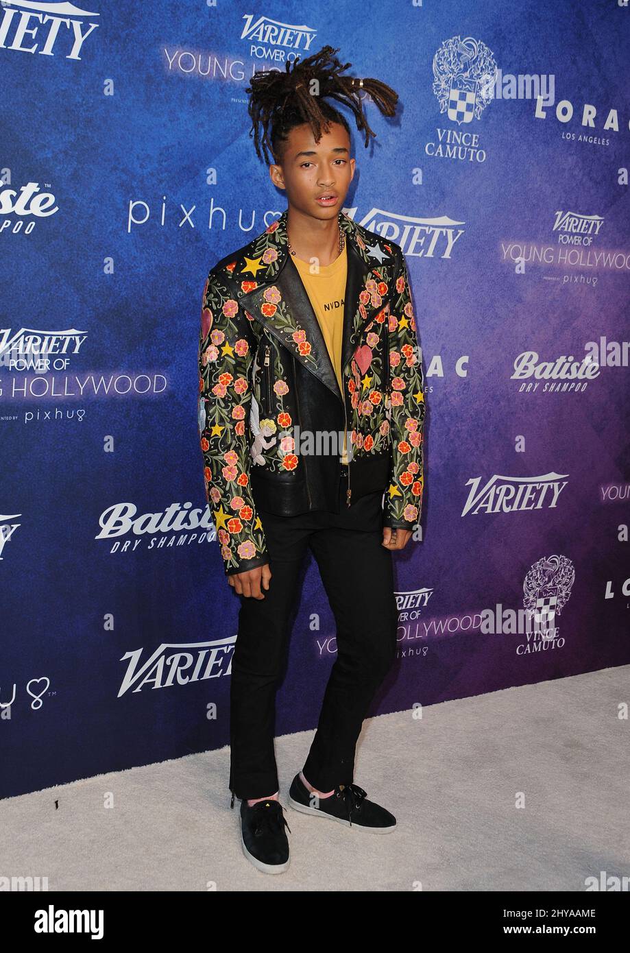 Jadan Smith arriving for Variety's Power of Young Hollywood event at NeueHouse Hollywood on Tuesday, Aug. 16, 2016, in Los Angeles. Stock Photo