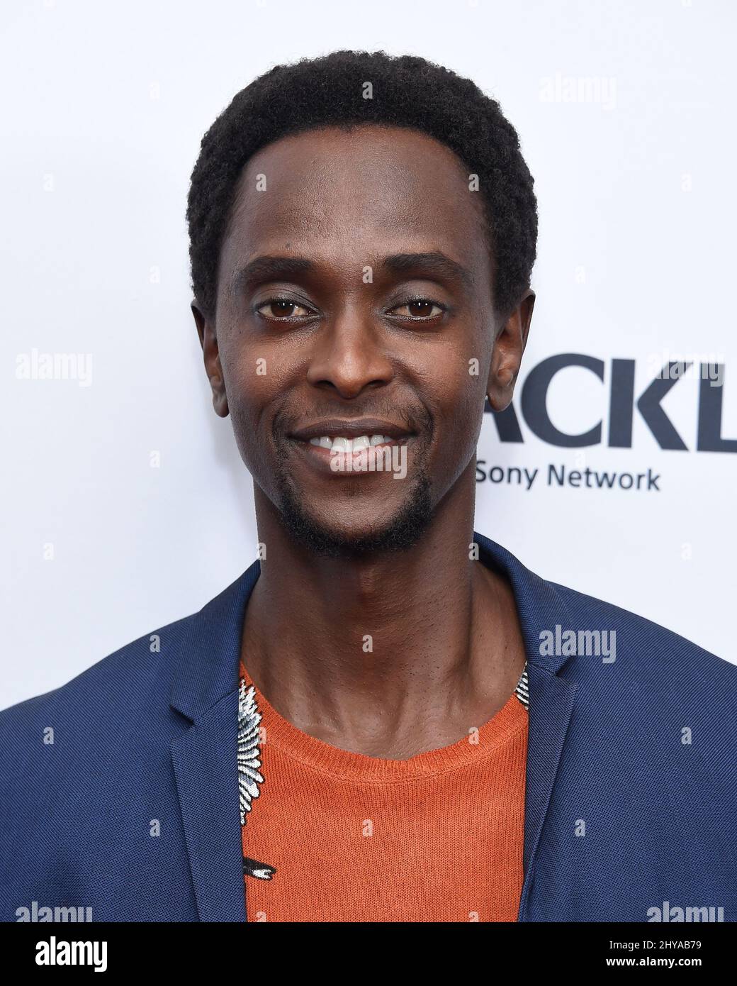 Edi Gathegi attending the Crackle's Original Series 'Startup' Premiere held at the The London West Hollywood in Los Angeles, USA Stock Photo