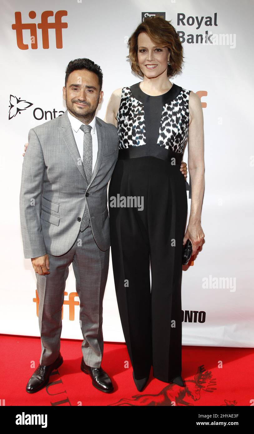 J.A. Bayona and Sigourney Weaver arriving for the A Monster Calls ...