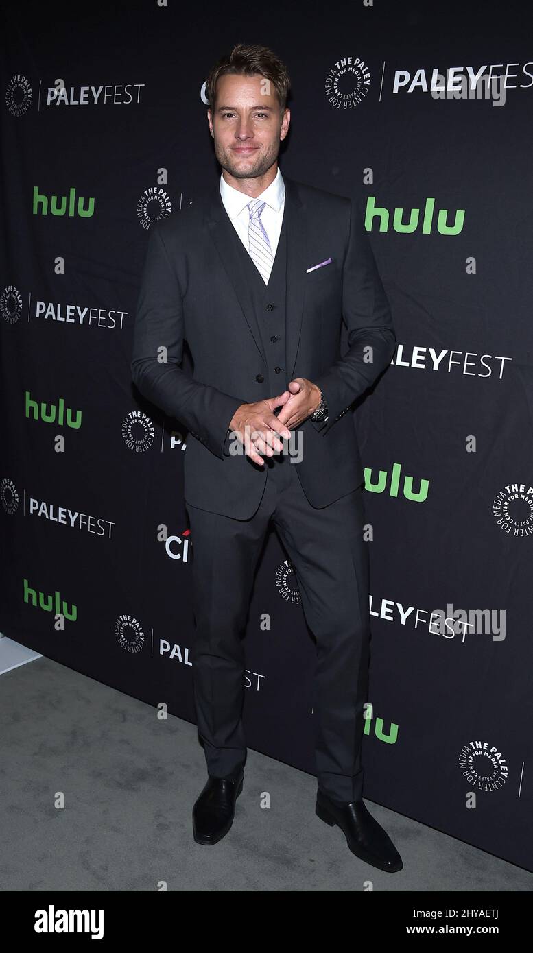 Justin Hartley attending the PaleyFest Fall Preview-NBC's 'This Is Us' held at the Paley Center for Media Stock Photo