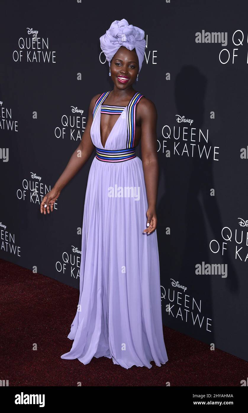 Lupita Nyong'o attends the "Queen of Katwe" US Premiere held at the El