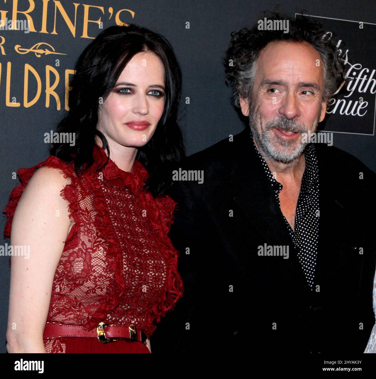 Eva Green & Tim Burton attending the premiere of Miss Peregrine's Home