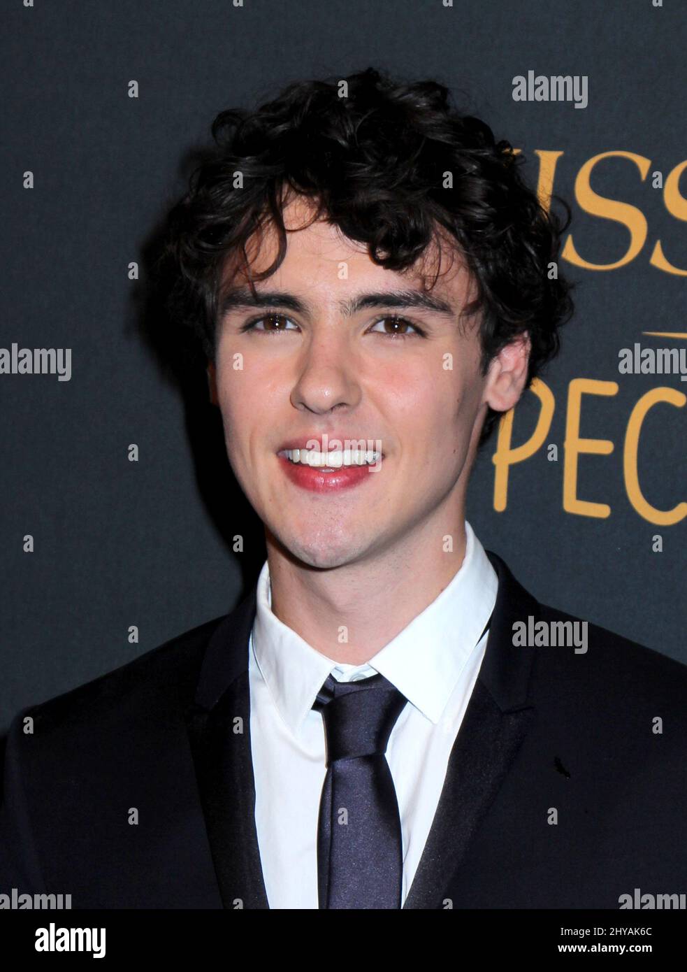 Finlay MacMillan attending the premiere of Miss Peregrine's Home For