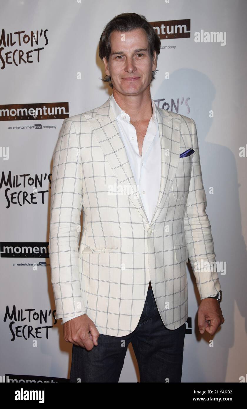 Sean Buckley arriving at "Milton's Secret" premiere held at the TCL