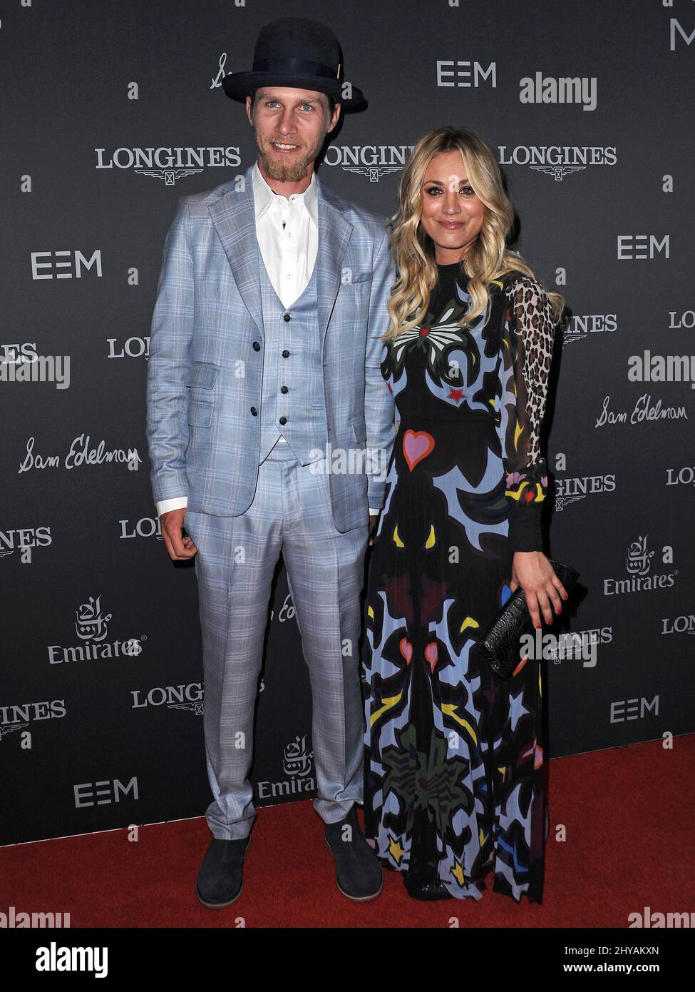 Kaley Cuoco, Karl Cook attends Longines Masters Los Angeles Gala held