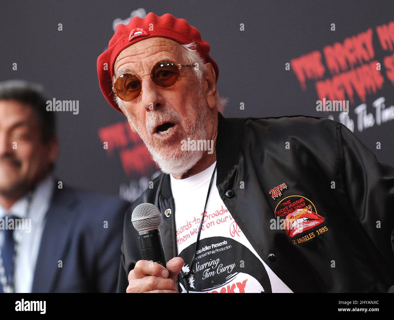 Lou Adler attending the Rocky Horror Picture Show: Let's Do The Time Warp Again Premiere held at The Roxy, in Los Angeles, California. Stock Photo