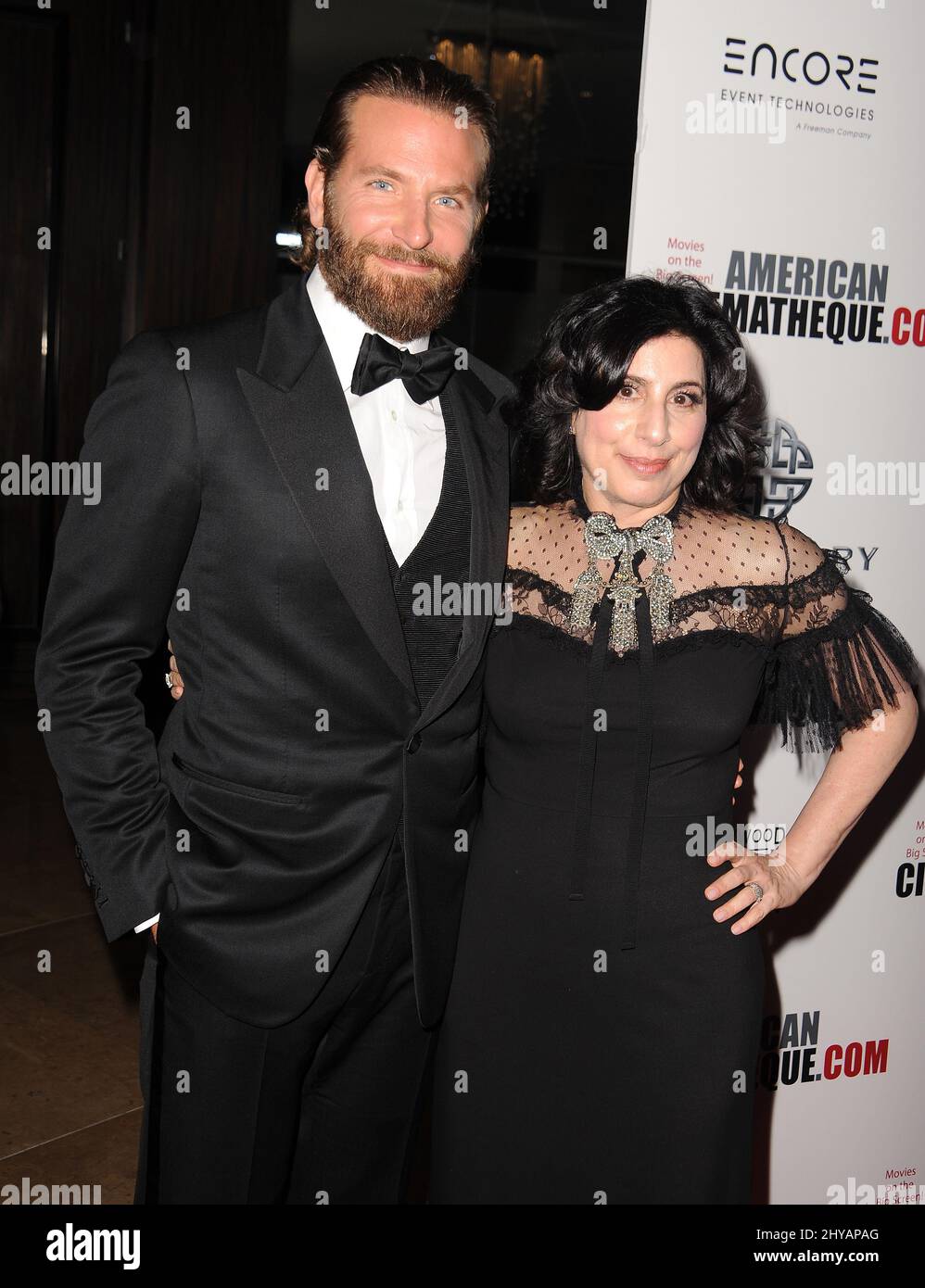 Bradley Cooper, Sue Kroll attends The 30th Annual American Cinematheque Award Ceremony - held at The Beverly Hilton Stock Photo