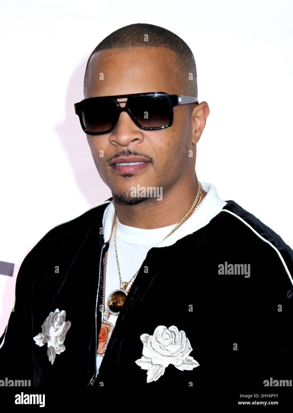 T.I. attends the Tidal X: 1015 benefit concert, hosted by Tidal and the Robin Hood Foundation, at the Barclays Center on Saturday, Oct. 15, 2016, in New York. Stock Photo