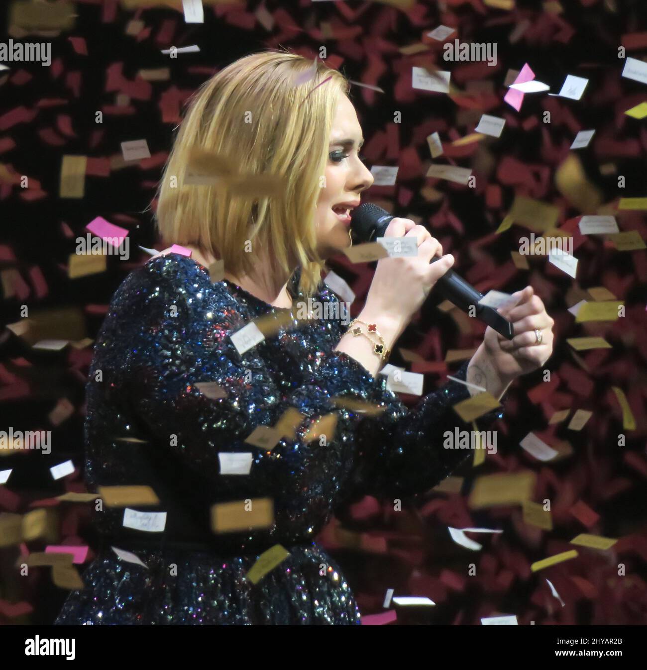 Adele peforms live in concert for her second night at the Bridgestone ...
