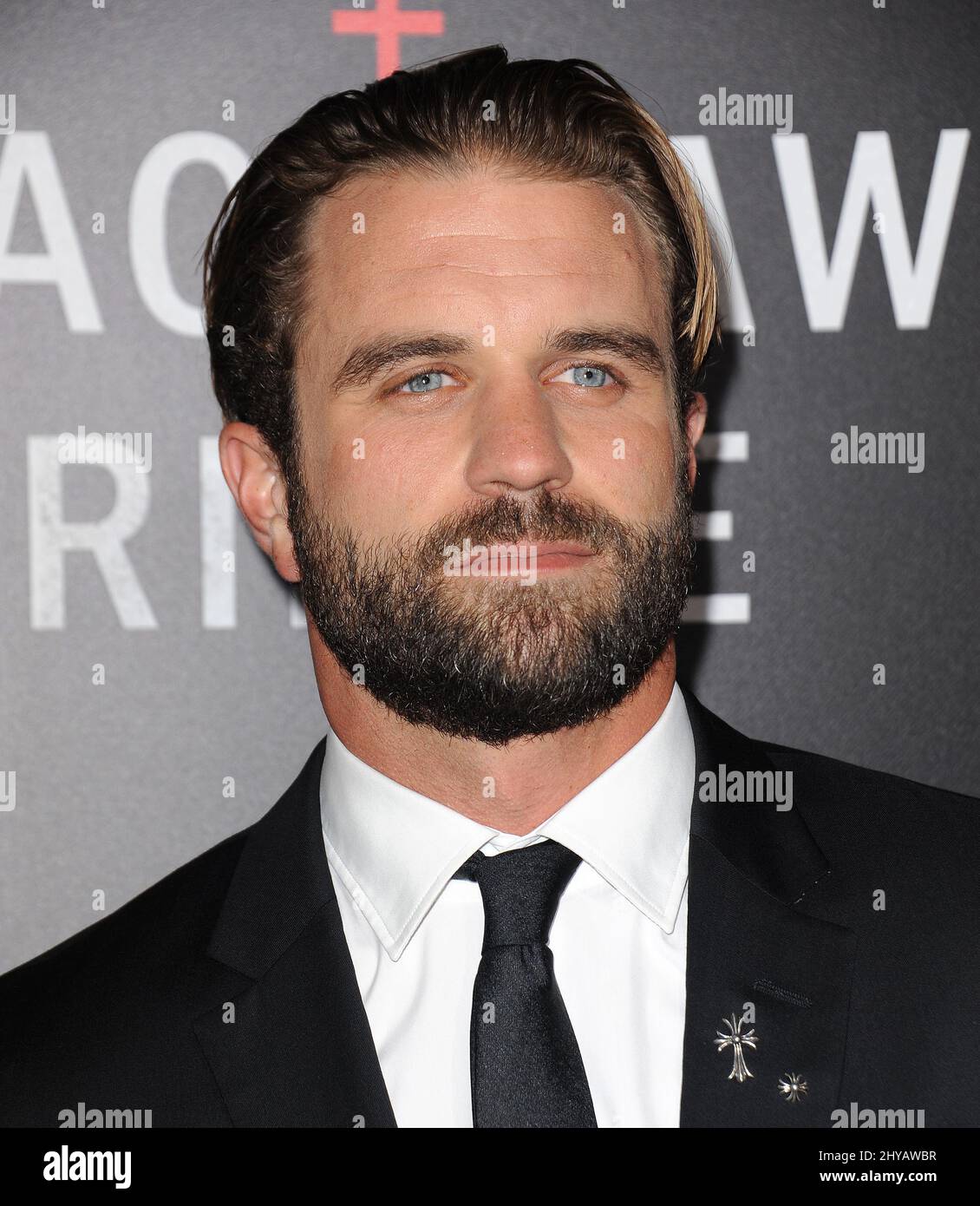 Milo Gibson attending the premiere of 'Hacksaw Ridge' in Los Angeles Stock Photo Alamy